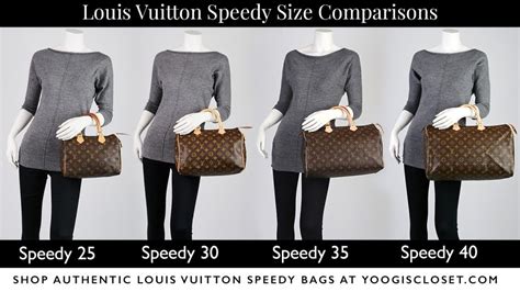 louis vuitton speedy 40 size comparison|louis vuitton speedy size chart.